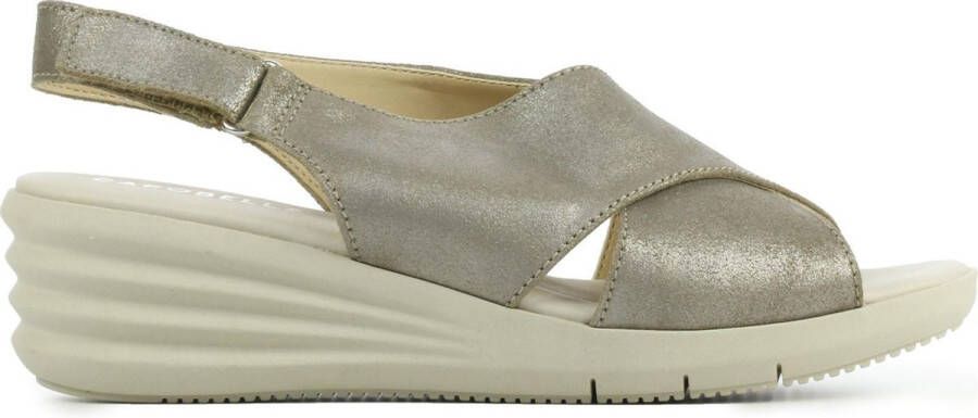 Capobella Vrouwen Leren Sandalen Damesschoenen Elza Taupe