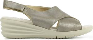 Capobella Vrouwen Leren Sandalen Damesschoenen Elza Taupe