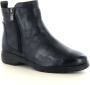 Caprice black casual closed booties Zwart Dames - Thumbnail 1