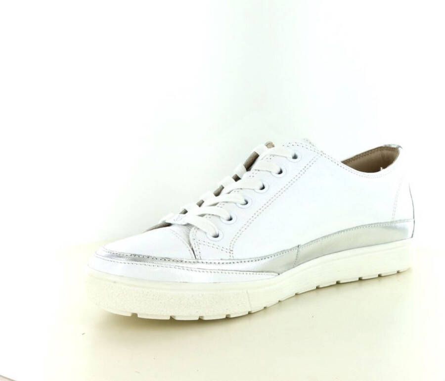 Caprice sneaker wit-zilver lak art.9-23654