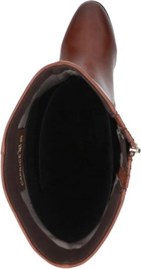 Caprice Francesca leren hoge laarzen cognac - Foto 3