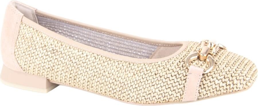 Caprice Ballerina's blokhak comfortabele schoen business schoen met sieraandeel