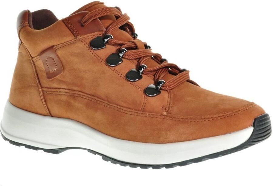 Caprice Cognac Sneaker Dames Hoog