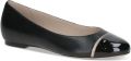 Caprice Dames Ballerina 9-22107-46 019 G-breedte - Zwart