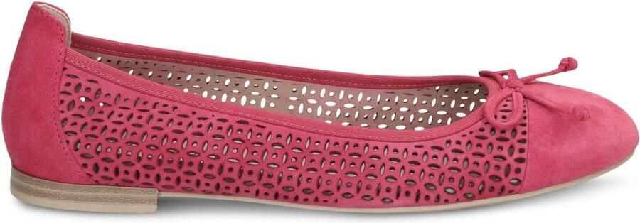 Caprice Ballerina's blokhak business schoen comfortabele schoen met subtiele sierstrik