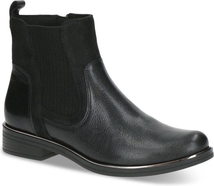 Caprice Chelsea-boots blokhak laarzen enkellaars met praktische rits
