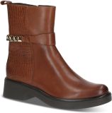 Caprice Dames Enkellaarsje 9-25102-45 313 G-breedte - Cognac