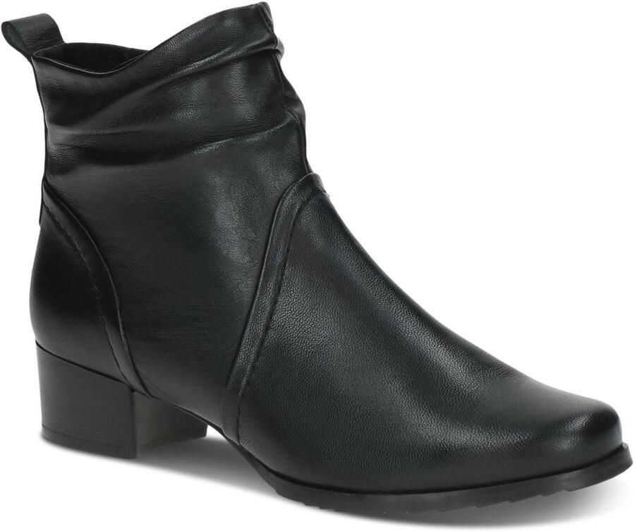 Caprice Laarsjes blokhak ankleboots comfort schoen in breedte h (=zeer breed)