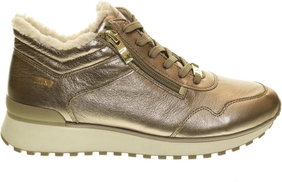 Caprice Sneakers met sleehak winterlaarzen veterschoenen high-top sneaker in comfortabele breedte