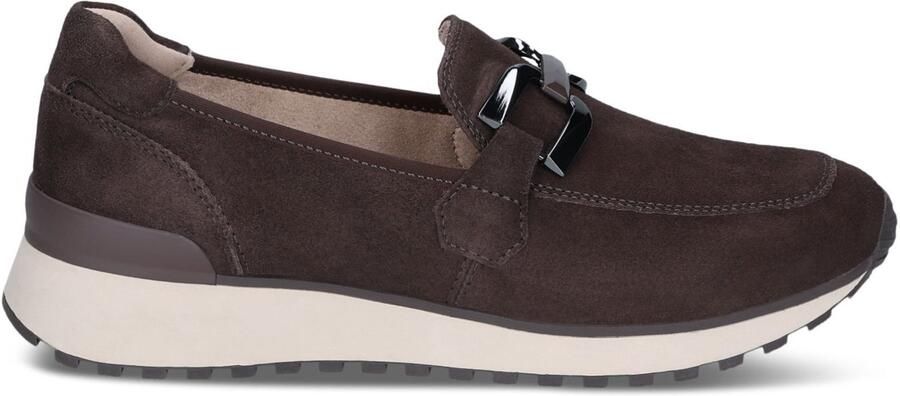 Caprice art. 9-24700-43 342 bruin suede dames instapper