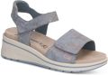 Caprice Dames Sandaaltje 9-28305-46 837 H-breedte - Blauw