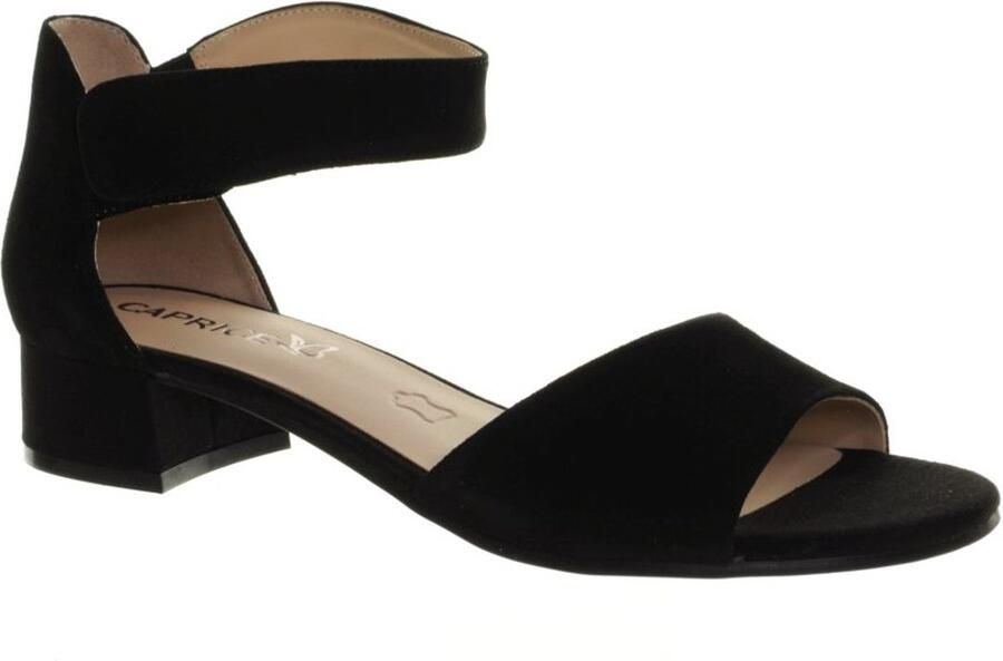 Caprice Elegant Low Heel Sandals Zwart Dames