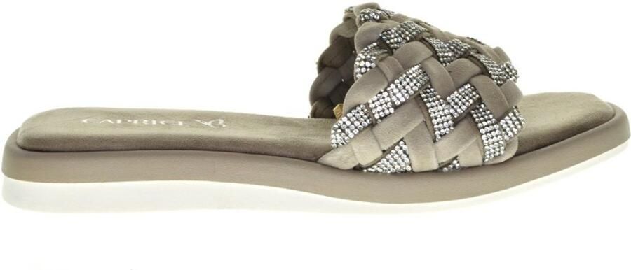 Caprice Slippers in moderne vlecht-look