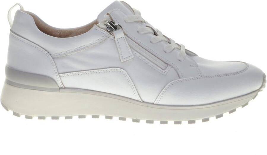 Caprice Sneakers met sleehak vrijetijdsschoen lage schoen veterschoen in comfortwijdte g (= breed)