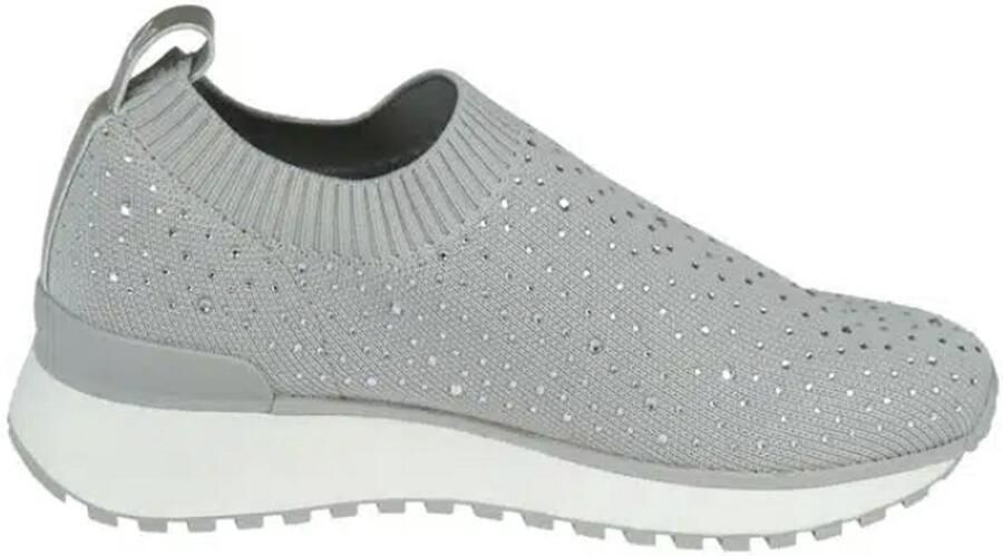Caprice Slip-on sneakers slipper vrijetijdsschoen lage schoen met fonkelende strass-steentjes