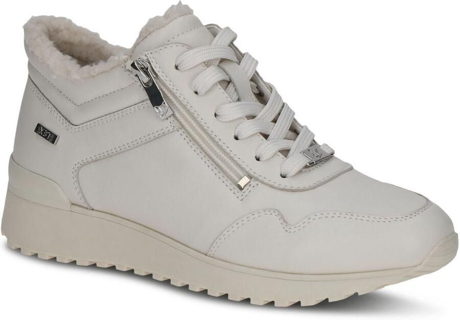 Caprice Sneakers met sleehak winterlaarzen veterschoenen high-top sneaker in comfortabele breedte