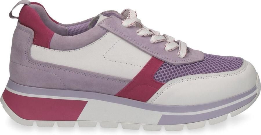 Caprice Casual Dames Veterschoenen in metaal