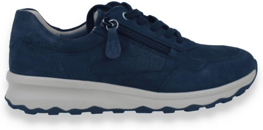 Caprice Dames Sneaker H-breedte Blauw