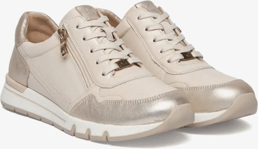 Caprice Dames Sneaker H-breedte Off White Beige