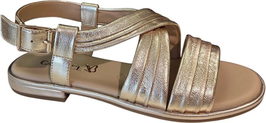Caprice G Sandalen Goud Leer Dames Goud