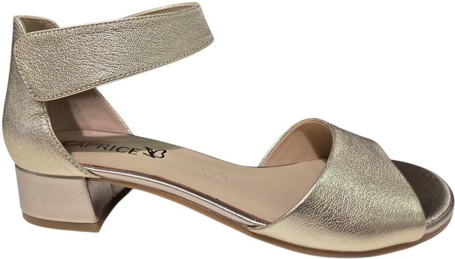 Caprice G Sandaletten Goud Metallic Leer Dames Goud Metalli - Foto 3