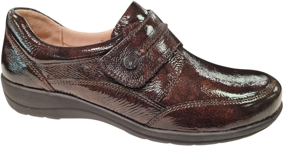 Caprice Lak Dames Bandschoenen H Bordeaux