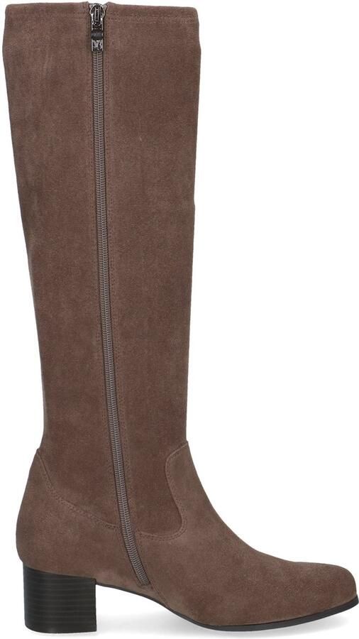 Caprice Lange Laarzen Beige Stretch Dames Beige