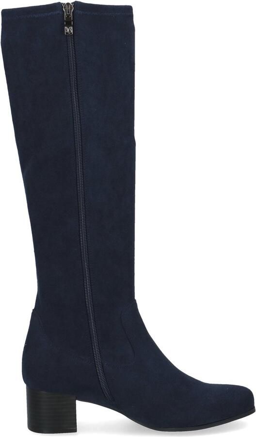 Caprice Lange Laarzen Donker Blauw Stretch Dames Donker Blauw