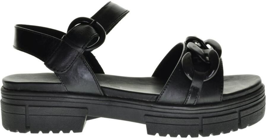 Caprice Lederen Trendy Sandaal Dikke Zool - Foto 2