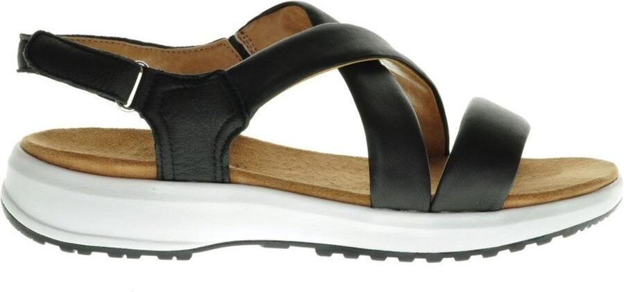Caprice Sandalen Zwart Nappa Comfort