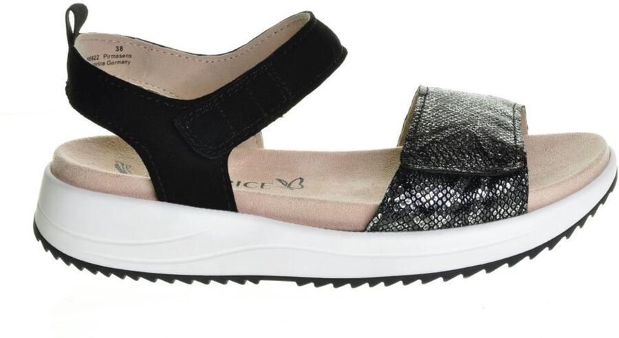 Caprice Zwarte Comfort Sandalen