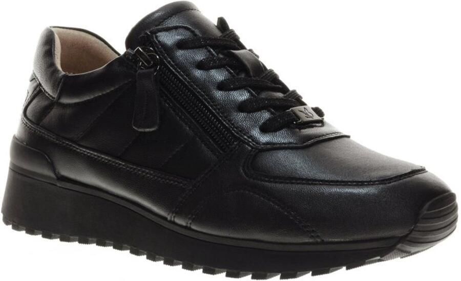 Caprice Zwarte Sneaker Comfort Leder
