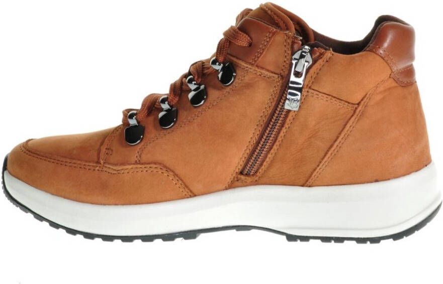 Caprice Cognac Sneaker Dames Hoog