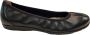 Caprice Ballerina 9-22150-42 022 G-breedte Dames Ballerina's Zwart - Thumbnail 1