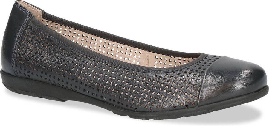 Caprice Ballerina's slipper comfortabele schoen instapschoen met perforatie