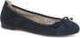 Caprice Ballerina's blokhak business schoen comfortabele schoen met subtiele sierstrik - Thumbnail 1