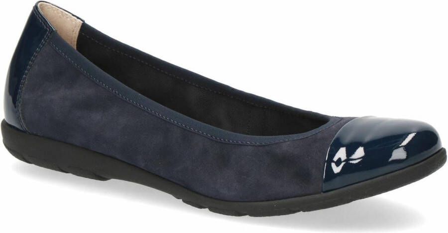 Caprice Dames Ballerina 9 9 22152 26 854 blauw G breedte