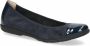 Caprice Dames Ballerina 9 9 22152 26 854 blauw G breedte - Thumbnail 1