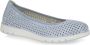 Caprice Witte Softnap Casual Gesloten Ballerina's White Dames - Thumbnail 1