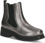 Caprice Chelsea-boots blokhak plateau enkellaarsje in opvallende metallic-uitstraling - Thumbnail 1