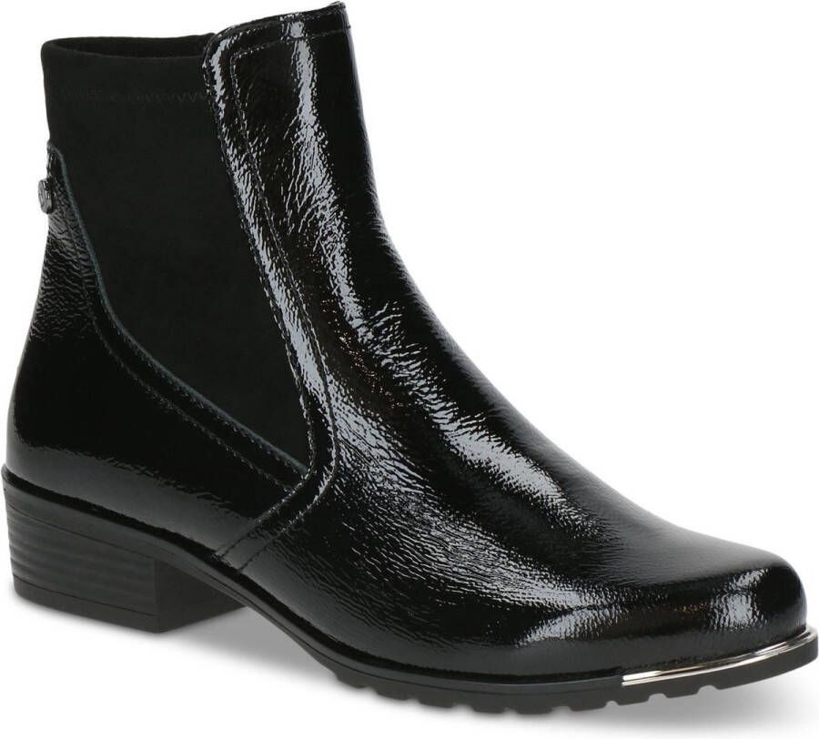 Caprice 9-25307-43-017 dames enkellaarzen gekleed (4) zwart