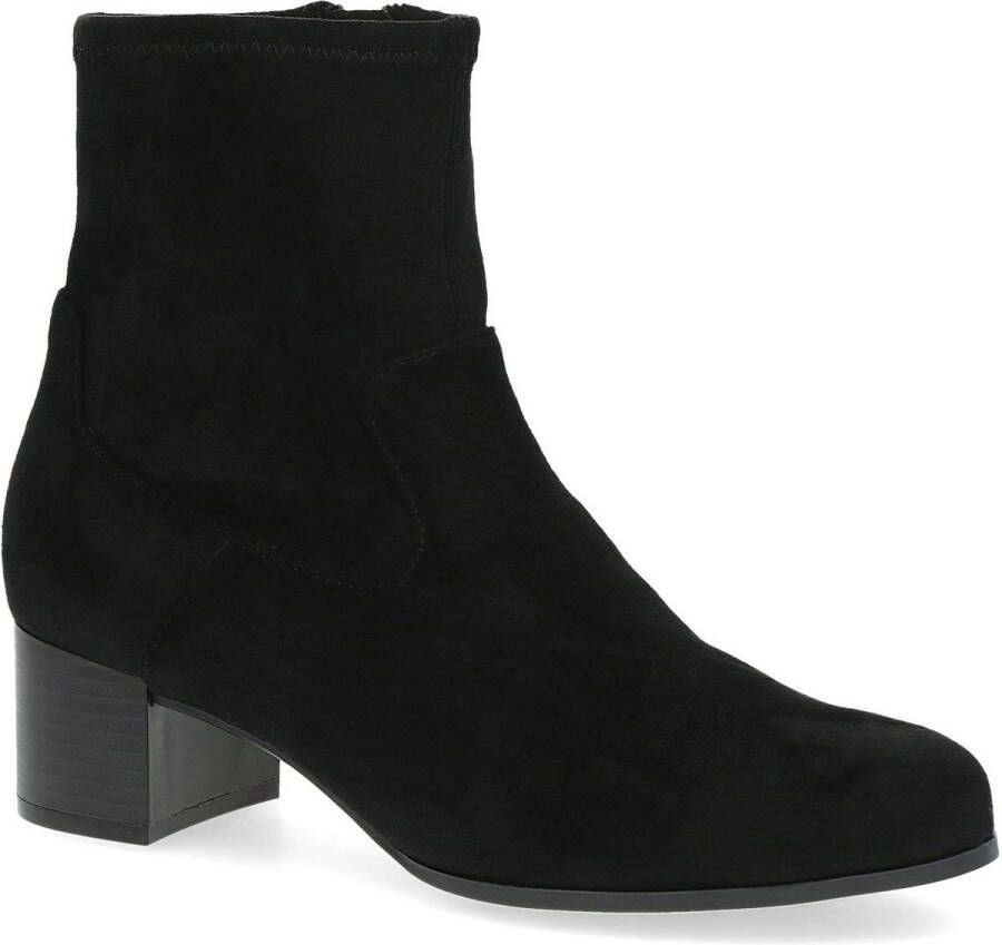 Caprice Laarsjes blokhak businessschoen met praktische binnenrits