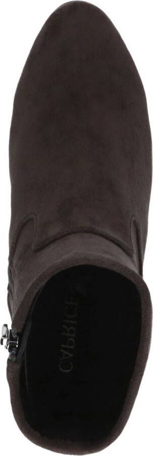 Caprice Laarsjes blokhak businessschoen met praktische binnenrits