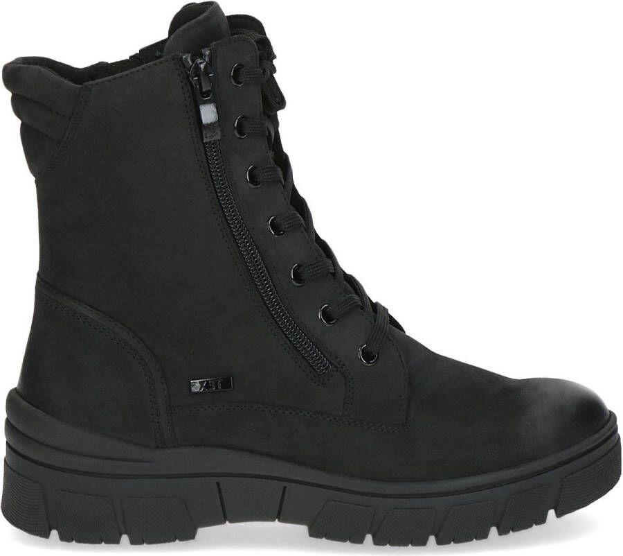Caprice Winter Snowboot Zwart Nubuc Laars Black Dames