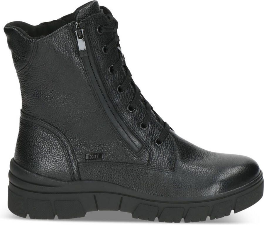 Caprice Zwarte Casual Gesloten Booties Vrouwen Black Dames