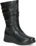 Caprice Zwarte Casual Gesloten Booties Vrouwen Black Dames - Thumbnail 1