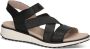Caprice Sleehaksandaaltjes riemchensandaal zomerschoen comfortabele schoen met strass-steentjes - Thumbnail 1