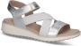 Caprice Sleehaksandaaltjes riemchensandaal zomerschoen comfortabele schoen met strass-steentjes - Thumbnail 1