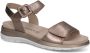 Caprice Sandalen sleehak sandaal zomerschoen comfortabele schoen in metallic-look - Thumbnail 1