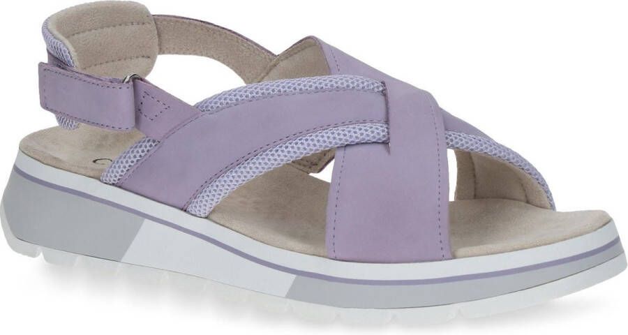 Caprice Platte sandalen voor vrouwen Purple Dames